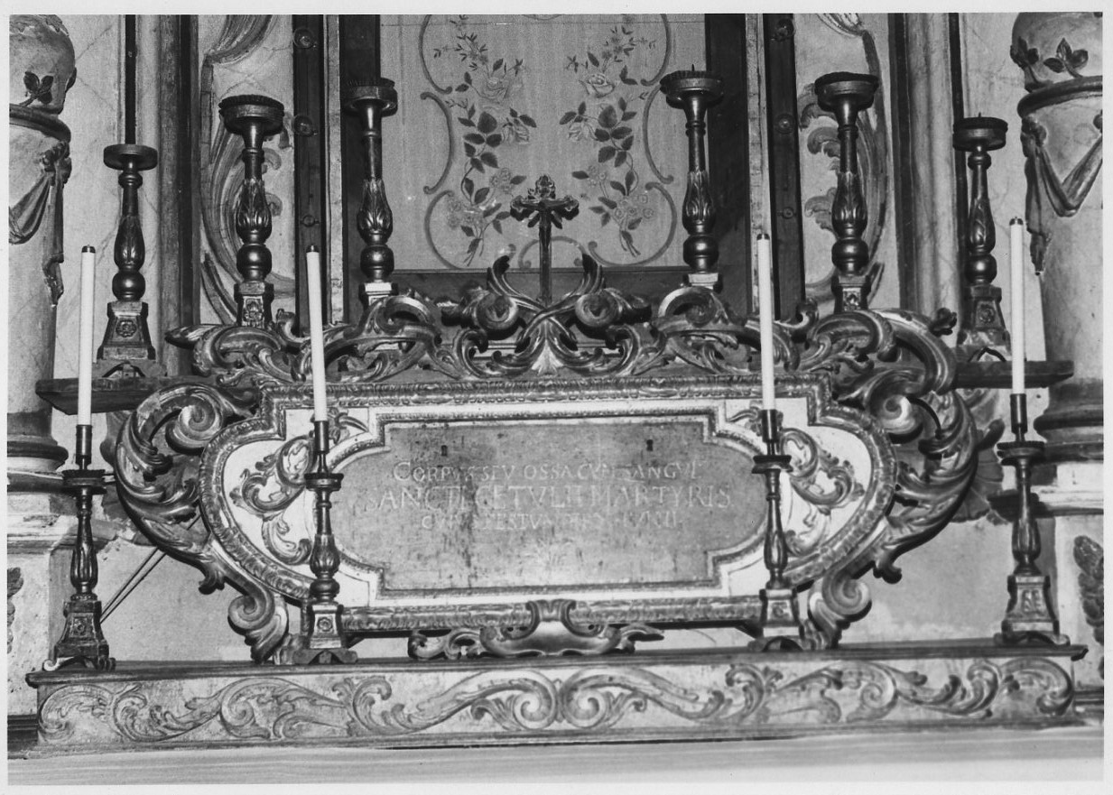 candeliere, insieme - bottega italiana (sec. XVIII)