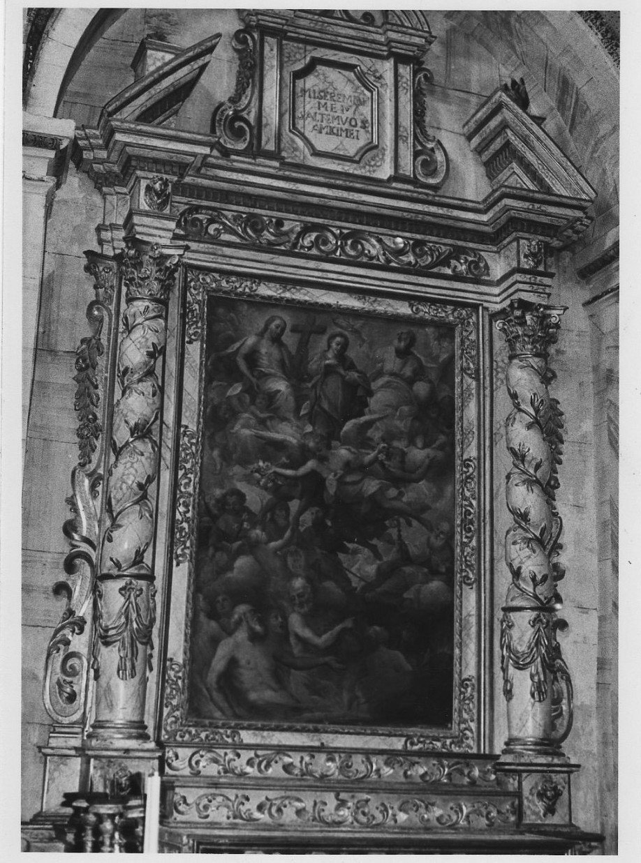 mostra d'altare, elemento d'insieme - bottega italiana (secc. XVII/ XVIII)