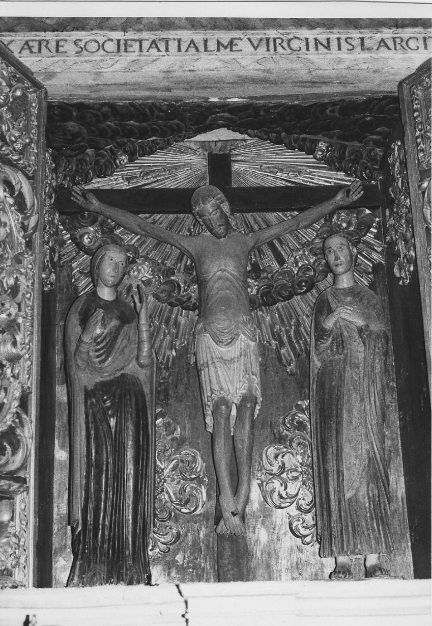 Madonna (gruppo scultoreo, elemento d'insieme) - bottega italiana (sec. XVII)