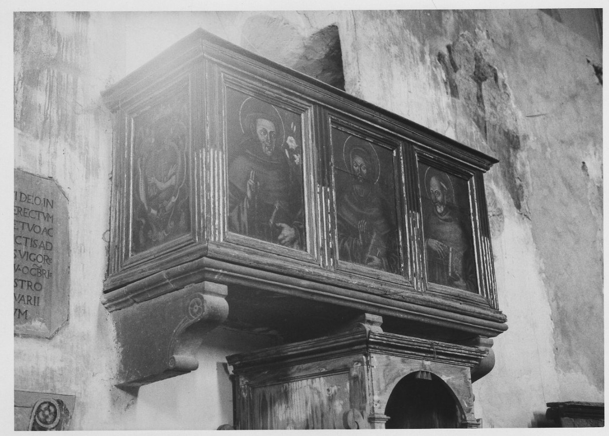pulpito, opera isolata - bottega italiana (sec. XV)