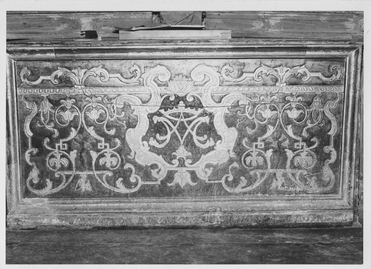 paliotto, opera isolata - bottega italiana (secc. XVII/ XVIII)