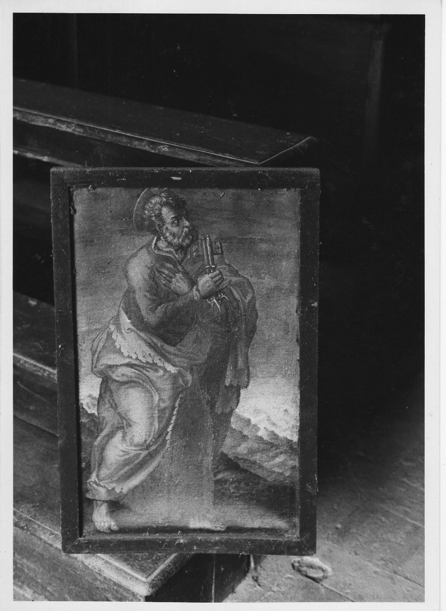 San Pietro Apostolo (dipinto, opera isolata) - ambito italiano (secc. XVI/ XVII)