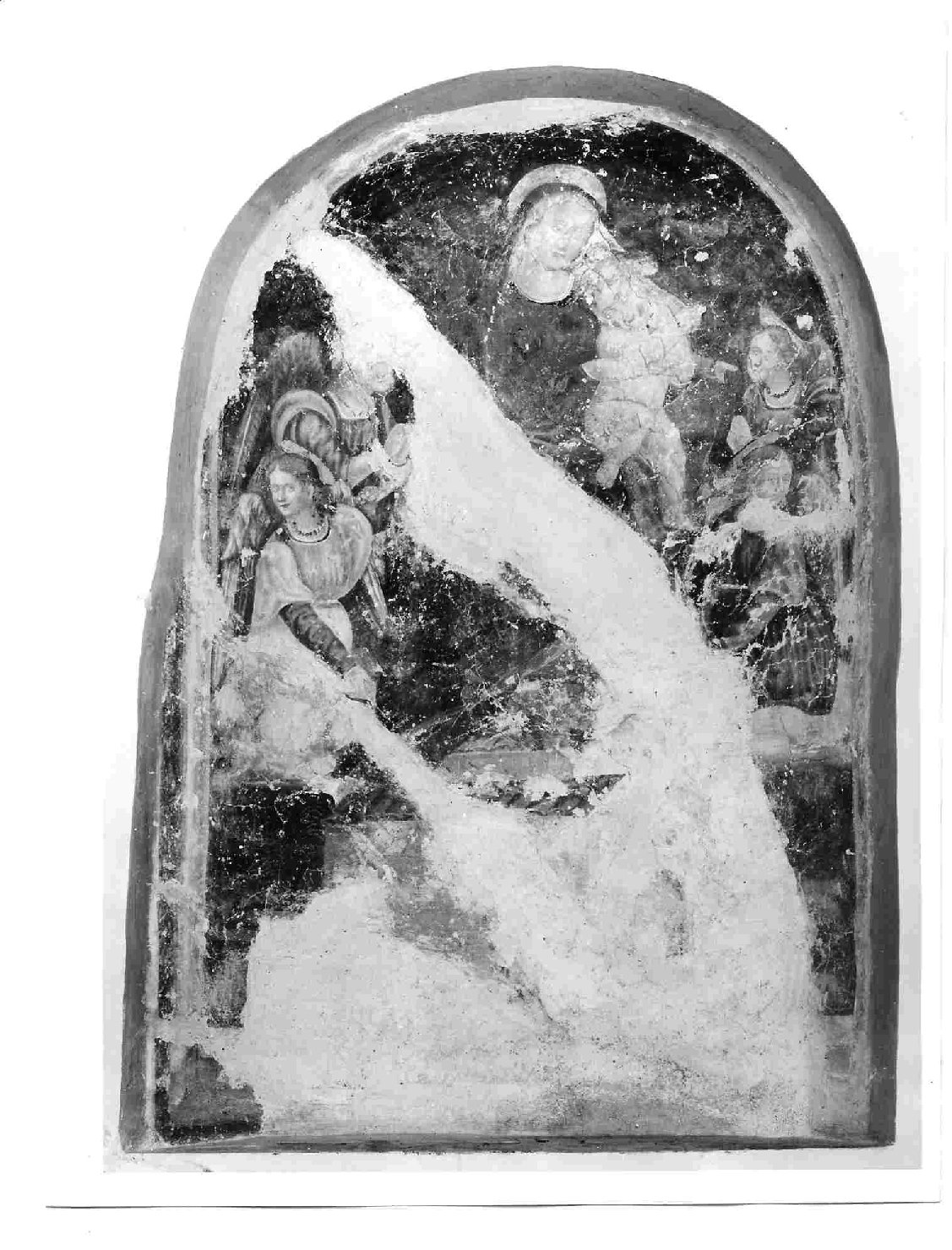 Madonna con Bambino e angeli (dipinto, opera isolata) - ambito umbro (prima metà sec. XVI)
