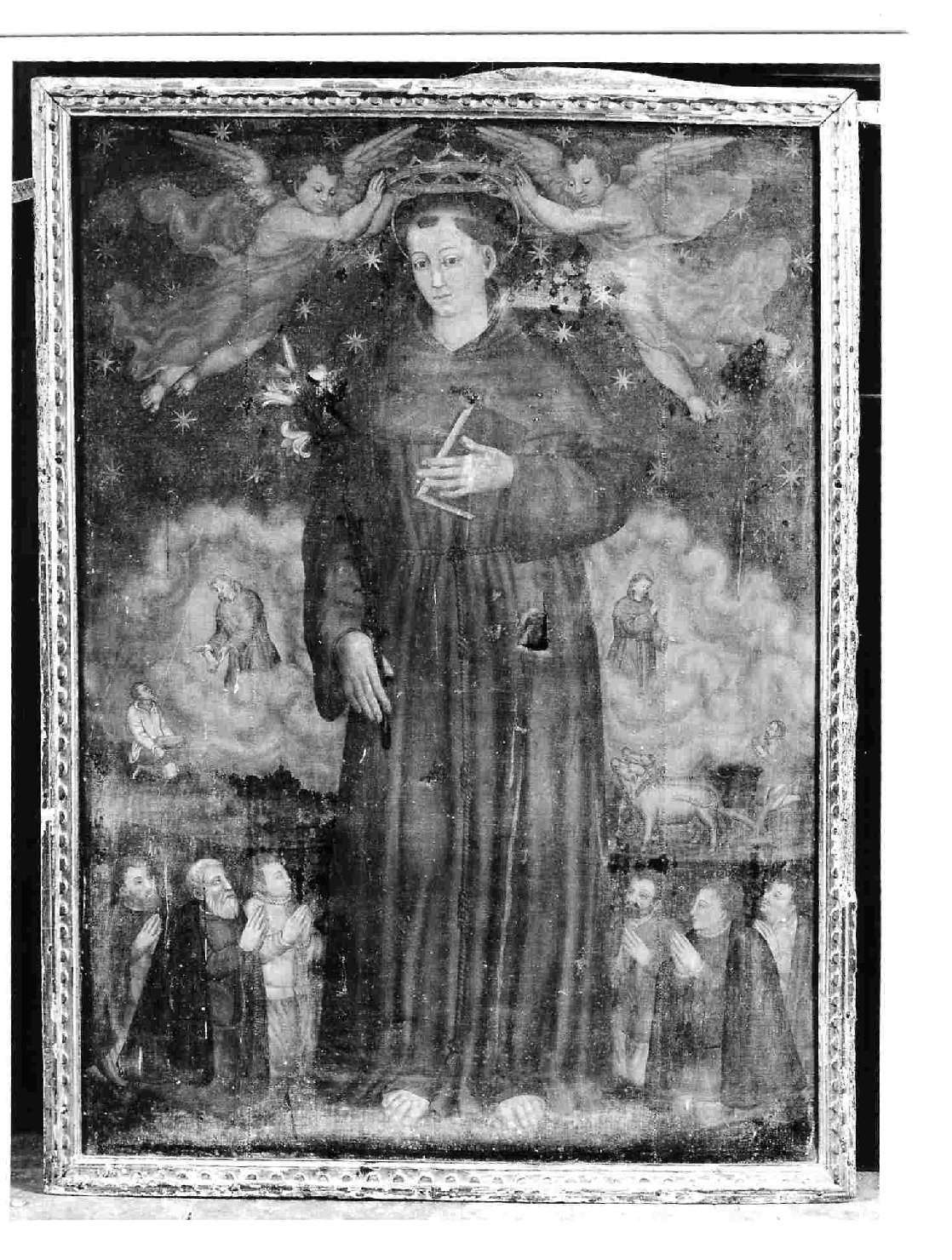 Sant'Antonio da Padova (dipinto, opera isolata) - ambito umbro (prima metà sec. XVI)