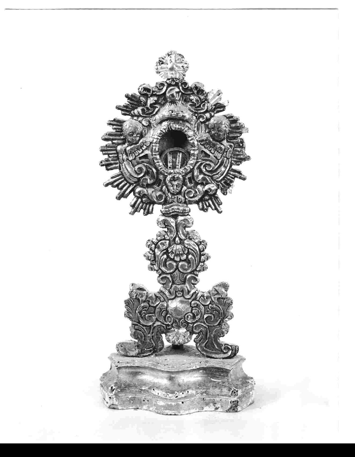 reliquiario, opera isolata - bottega umbra (sec. XVIII)