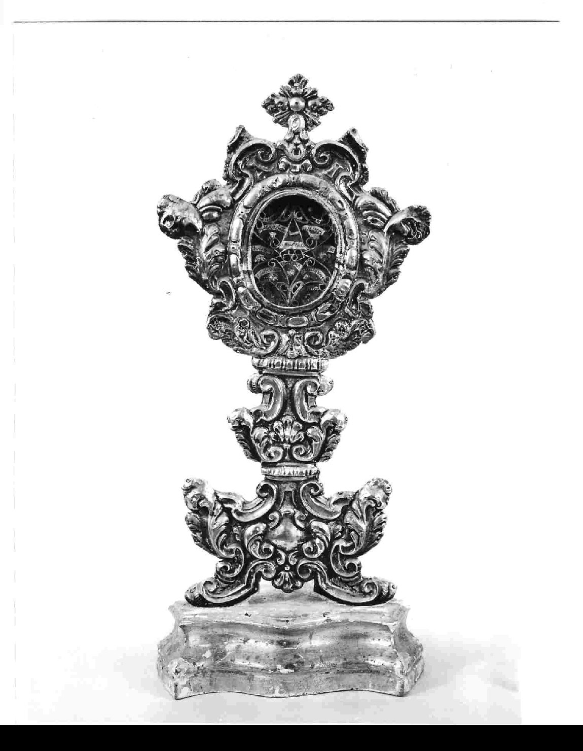 reliquiario, coppia - bottega umbra (prima metà sec. XVIII)