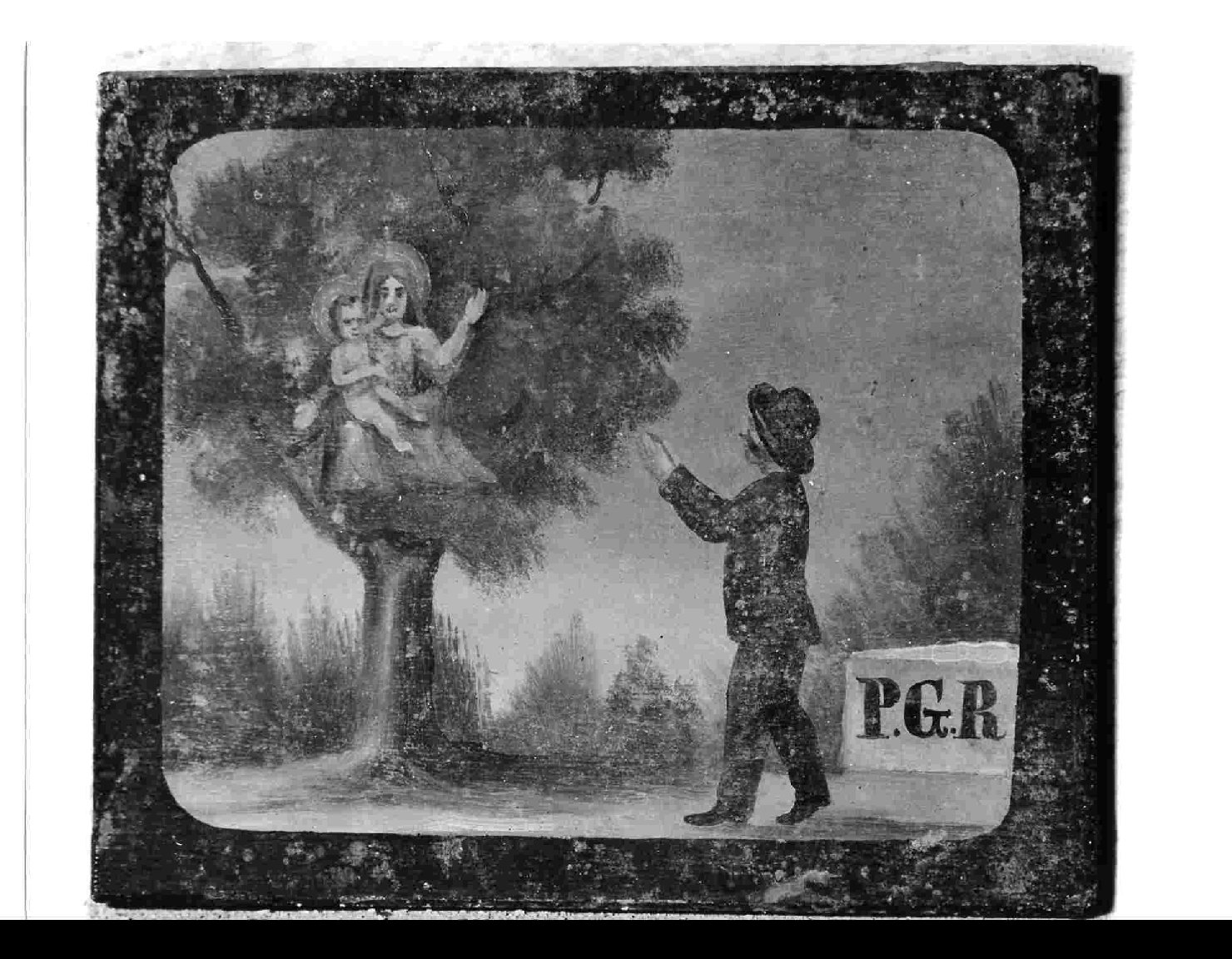 Madonna della Quercia (ex voto, opera isolata) - ambito umbro (seconda metà sec. XIX)