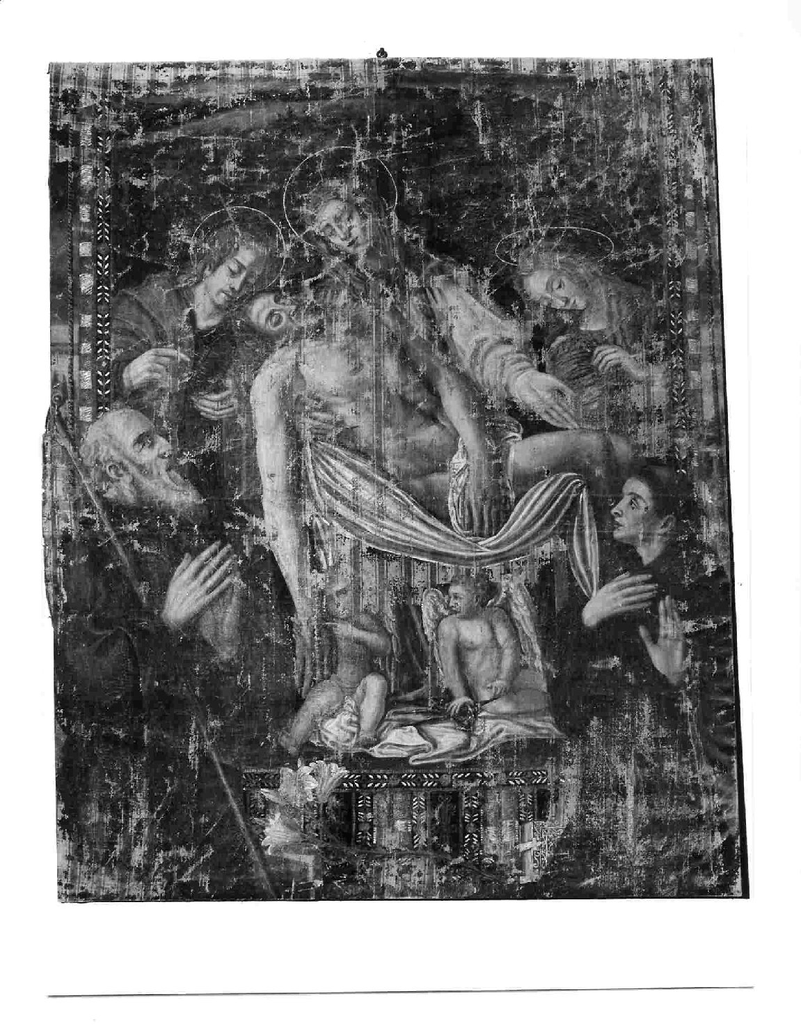 Pietà (dipinto, opera isolata) - ambito umbro (secc. XVI/ XVII)