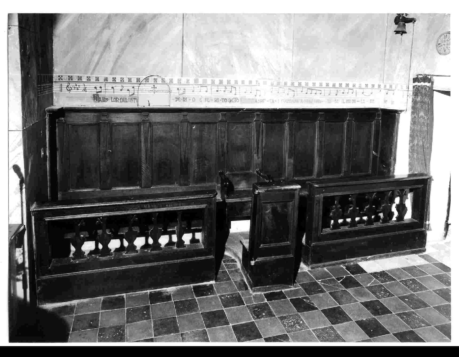 stalli del coro, insieme - bottega umbra (sec. XIX)