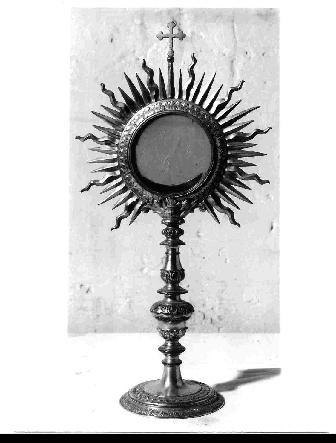 ostensorio - a raggiera, opera isolata - bottega umbra (sec. XVII)