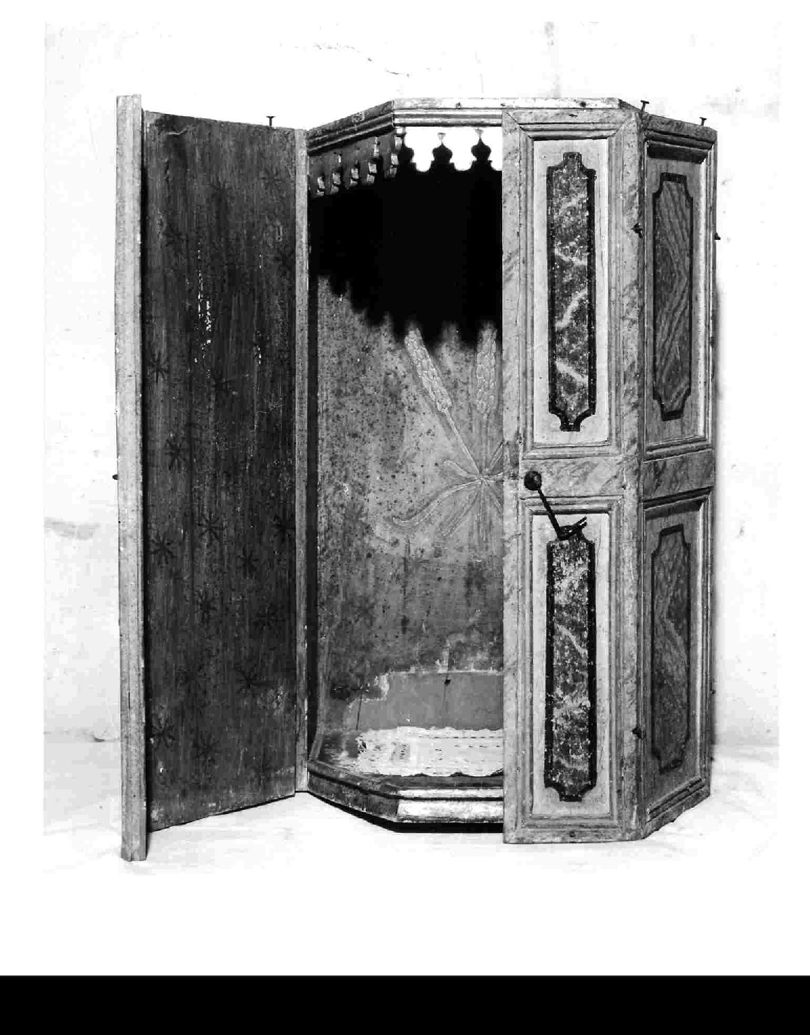 tabernacolo portatile, opera isolata - bottega umbra (sec. XVII)