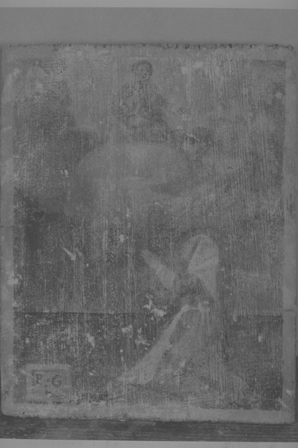 La Madonna appare ad una donna (ex voto, opera isolata) - ambito umbro (sec. XVII)