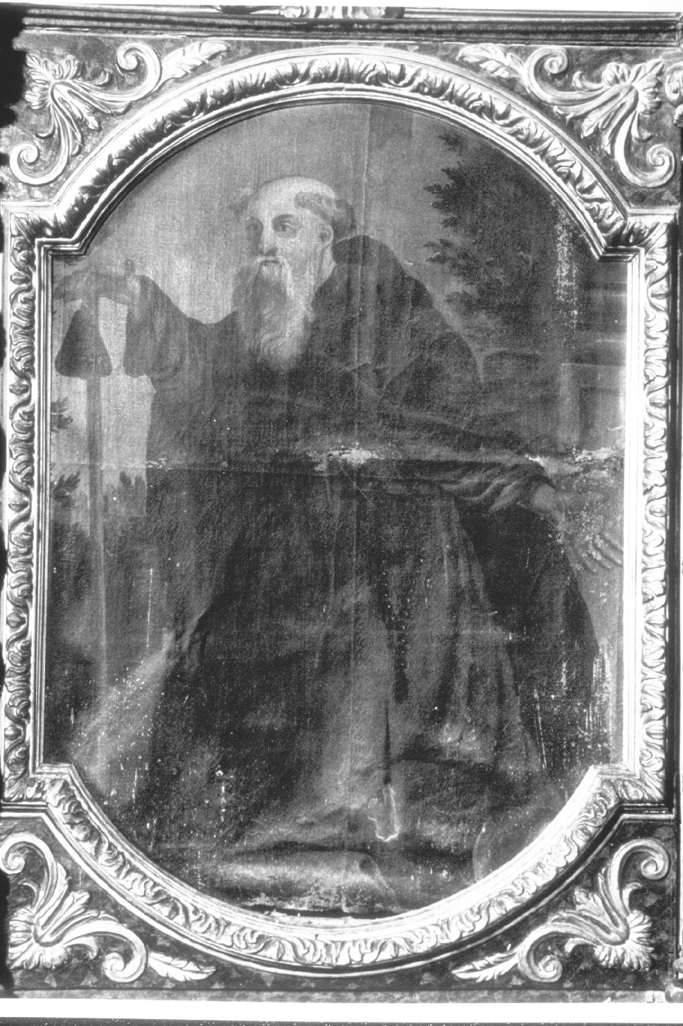 Sant'Antonio Abate (dipinto, opera isolata) - ambito umbro (prima metà sec. XVII)