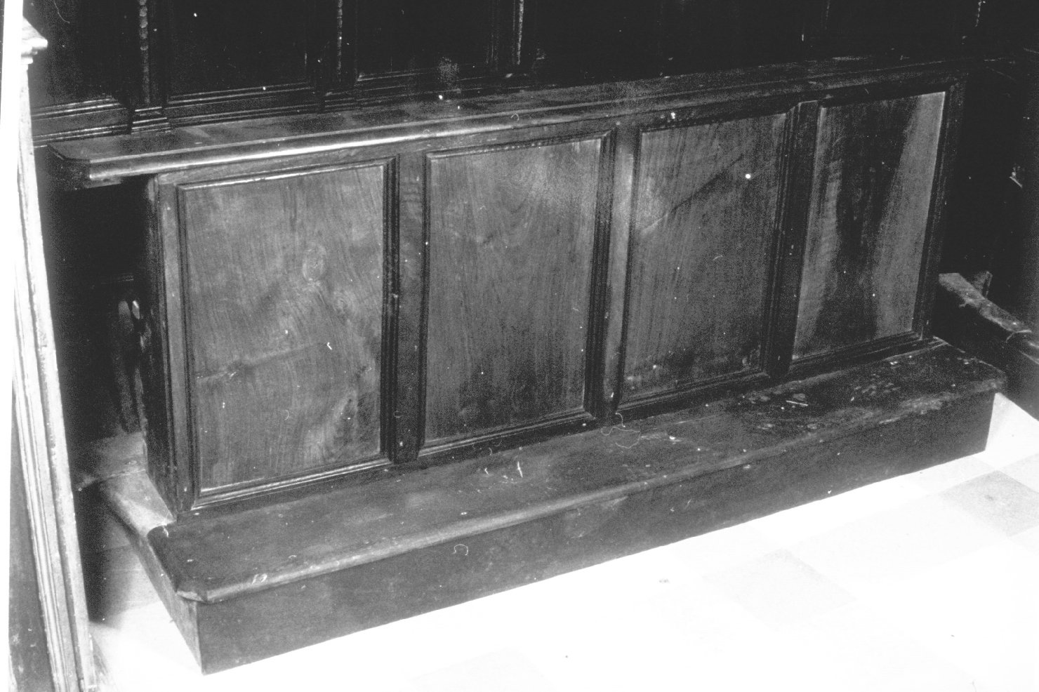 inginocchiatoio, serie - bottega umbra (secc. XVIII/ XIX)