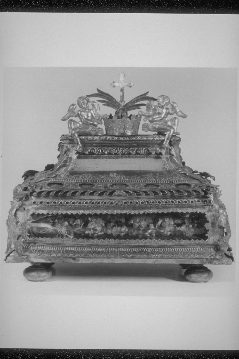reliquiario, opera isolata - bottega umbra (sec. XVIII)
