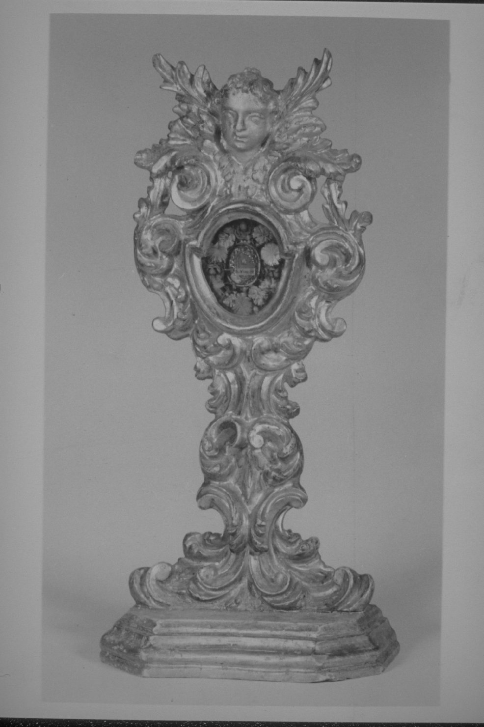 reliquiario - a ostensorio, opera isolata - bottega umbra (sec. XVII)