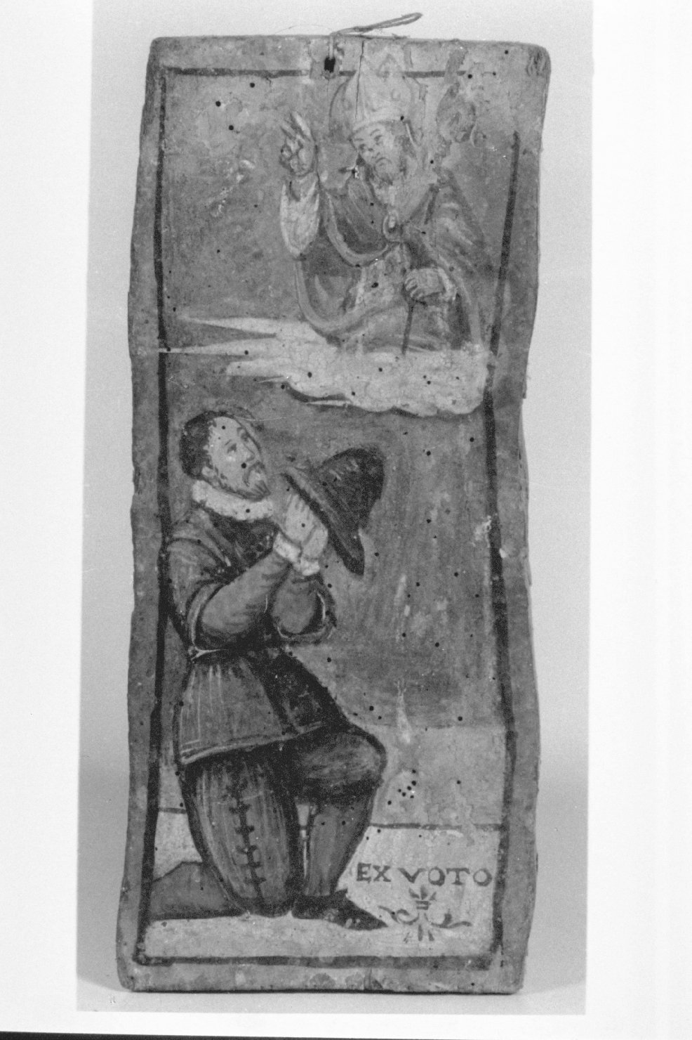 Apparizione di S. Montano (ex voto, opera isolata) - ambito umbro (sec. XVII)