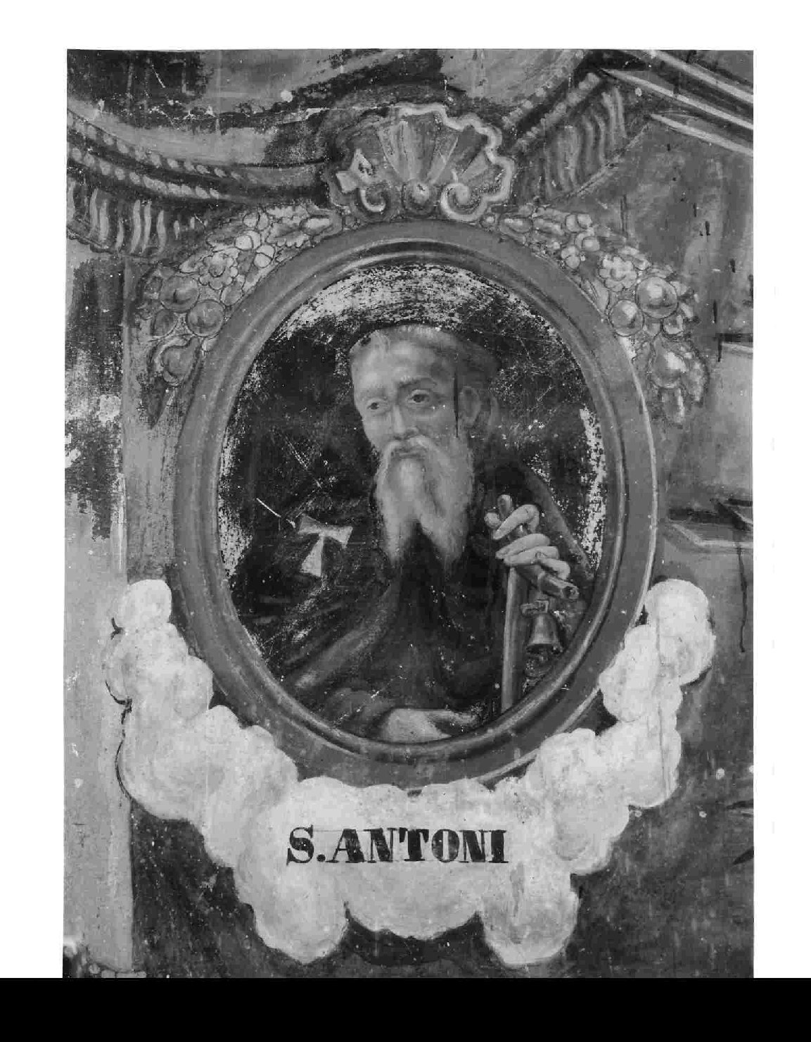 Sant'Antonio Abate (dipinto, opera isolata) - ambito umbro (secc. XVIII/ XIX)