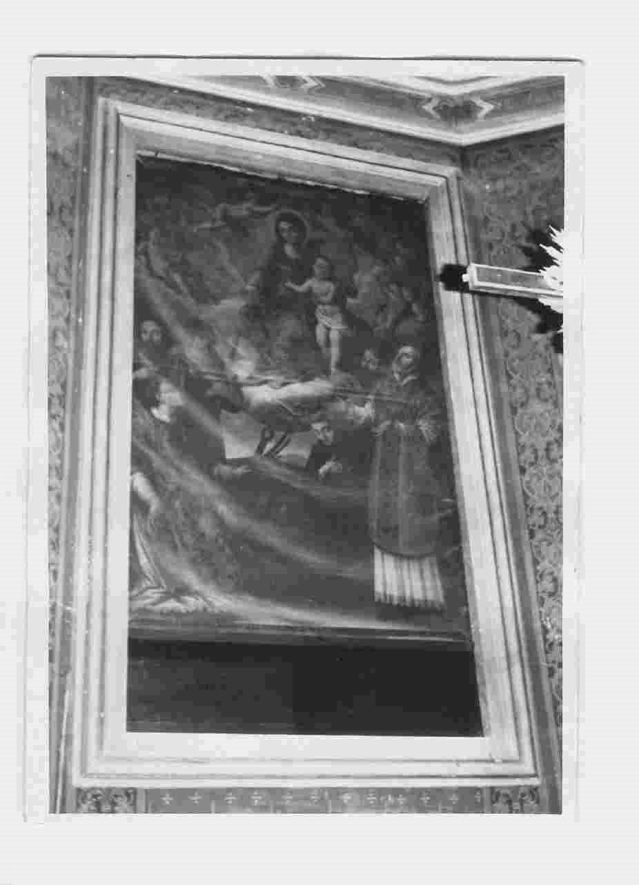 Madonna con Bambino e altri personaggi (dipinto, opera isolata) - ambito Italia centrale (sec. XVIII)