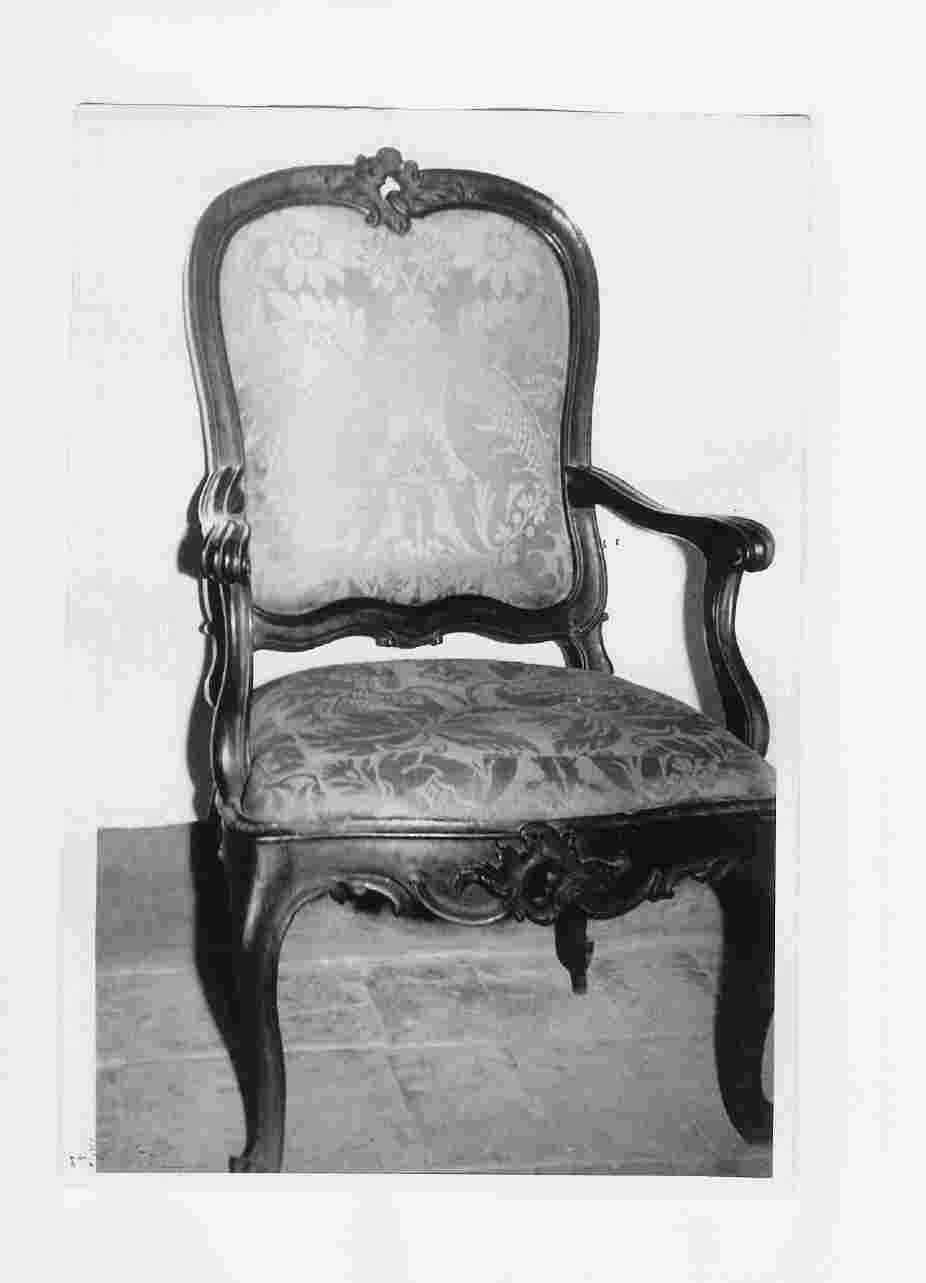 poltrona, coppia - ambito italiano (sec. XVIII)