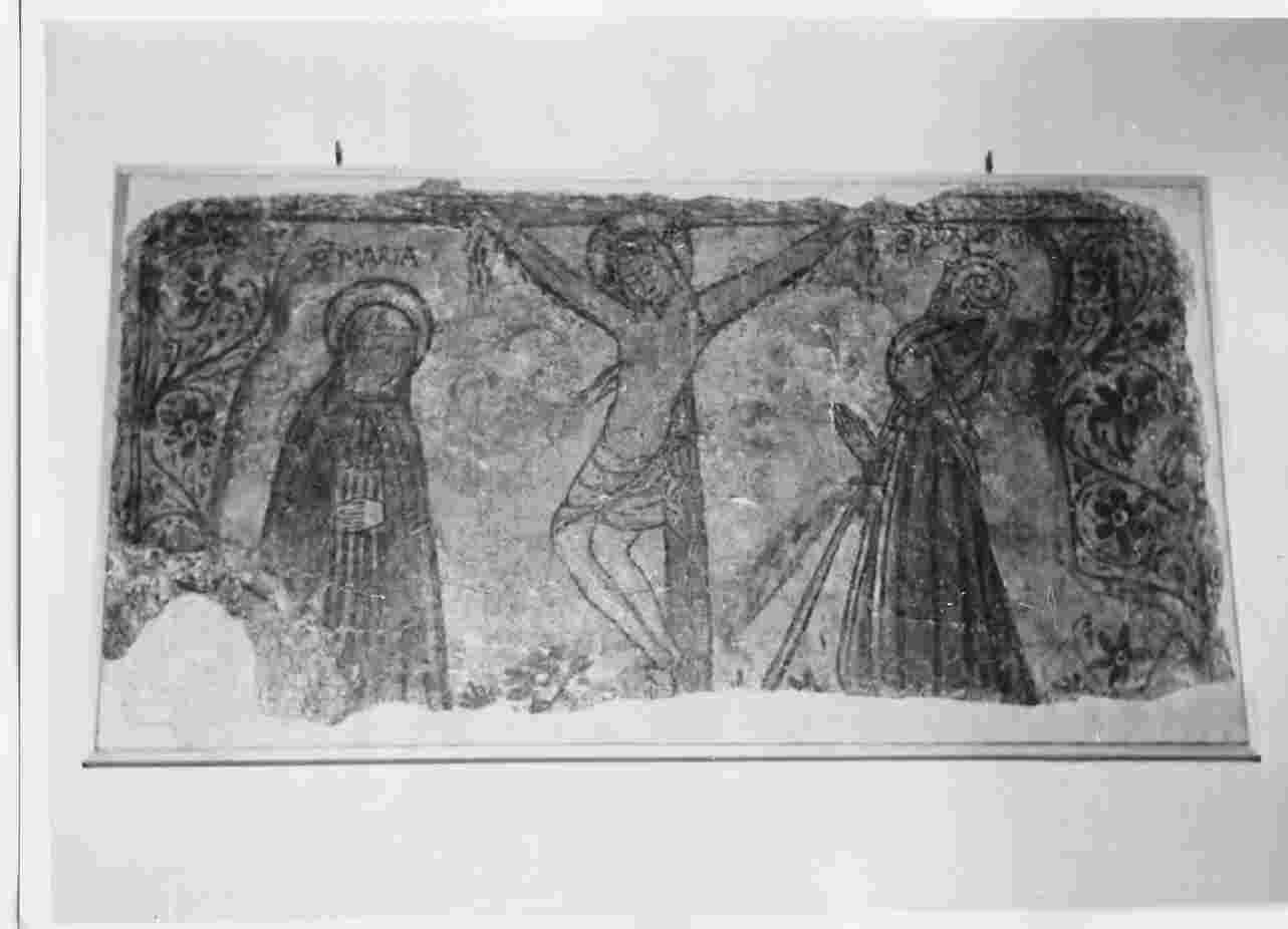 Cristo crocifisso tra Santi (dipinto, opera isolata) - ambito umbro (sec. XV)