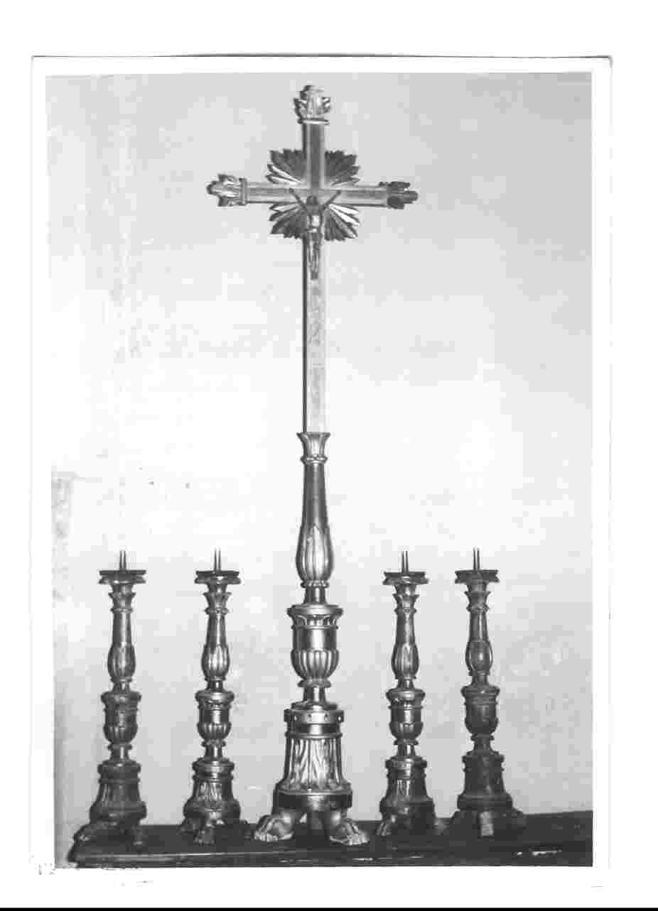 candeliere, serie - bottega Italia centrale (sec. XVIII)