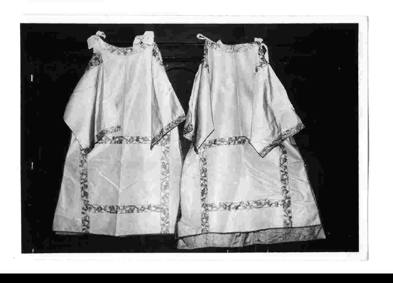 piviale, coppia - manifattura umbra (sec. XVIII)