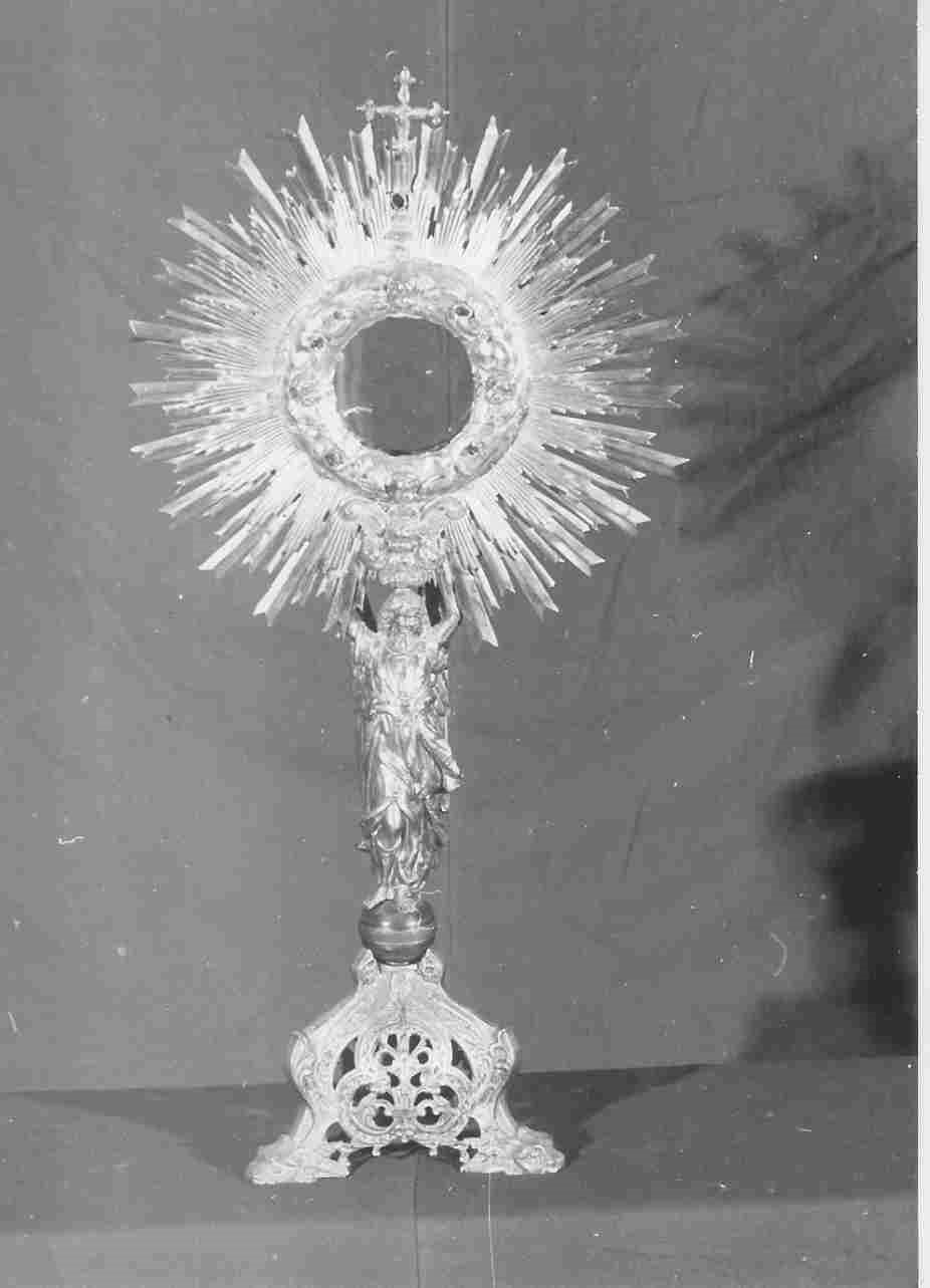 ostensorio - a raggiera, opera isolata - bottega italiana (sec. XVIII)