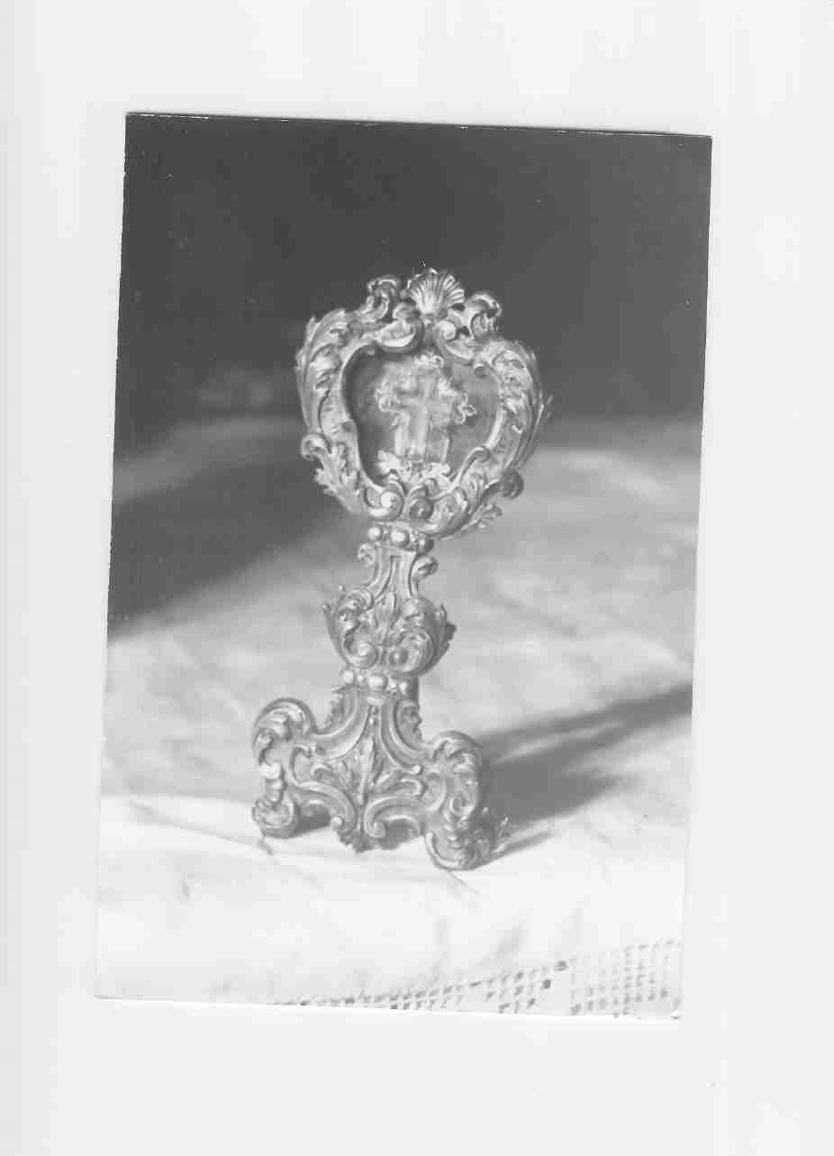 reliquiario - a ostensorio, opera isolata - bottega italiana (sec. XVIII)