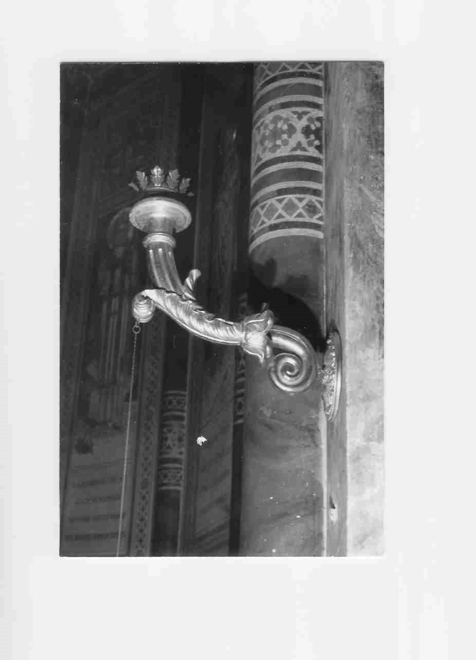 lampada - a muro, coppia - bottega Italia centrale (sec. XVIII)