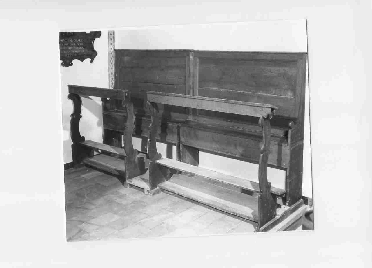 scanno, elemento d'insieme - bottega Italia centrale (sec. XIX)