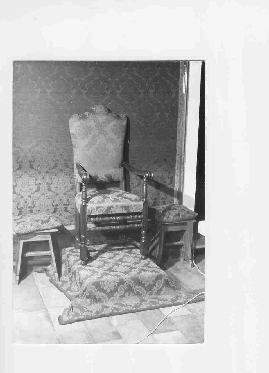 seggiola, opera isolata - bottega Italia centrale (sec. XVIII)