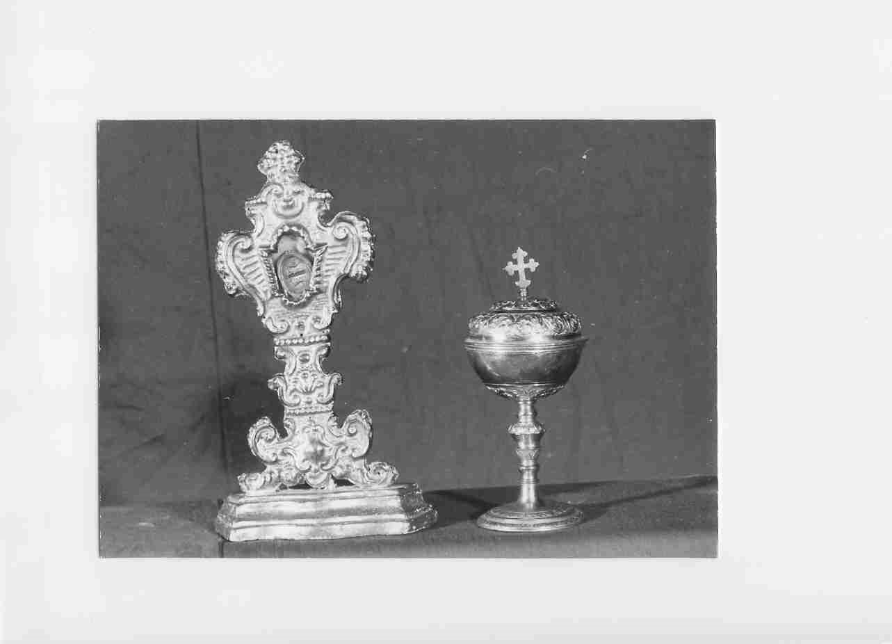 reliquiario, opera isolata - bottega Italia centrale (sec. XVIII)