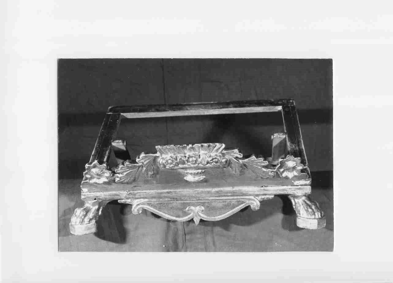 leggio, opera isolata - bottega Italia centrale (sec. XIX)