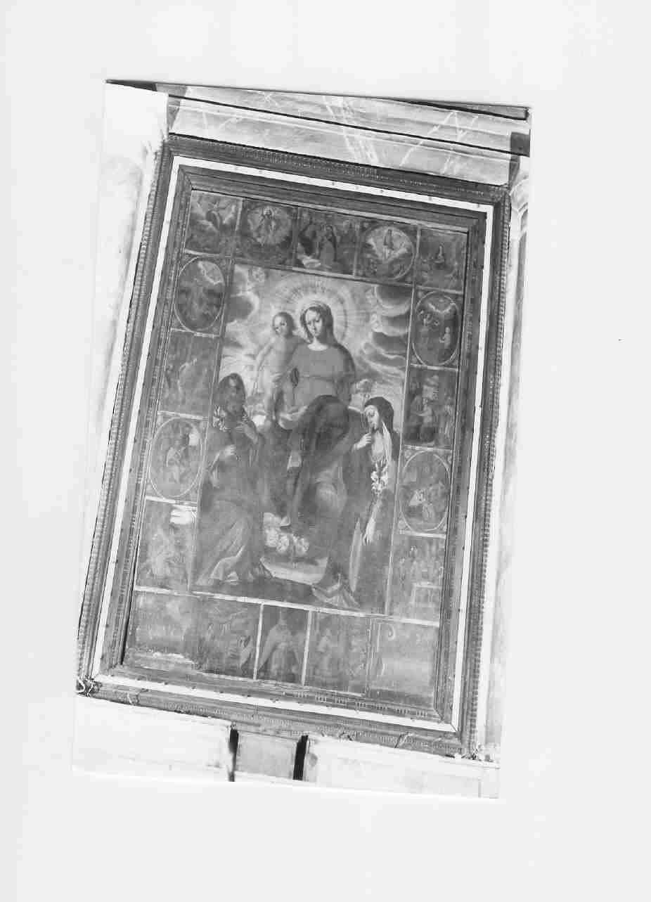 Madonna del Rosario (dipinto, opera isolata) - ambito Italia centrale (sec. XVIII)