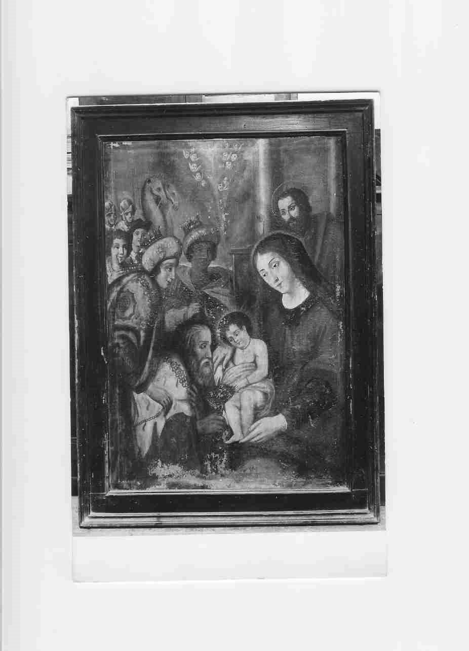 adorazione dei Re Magi (dipinto, elemento d'insieme) - ambito umbro (sec. XVII)