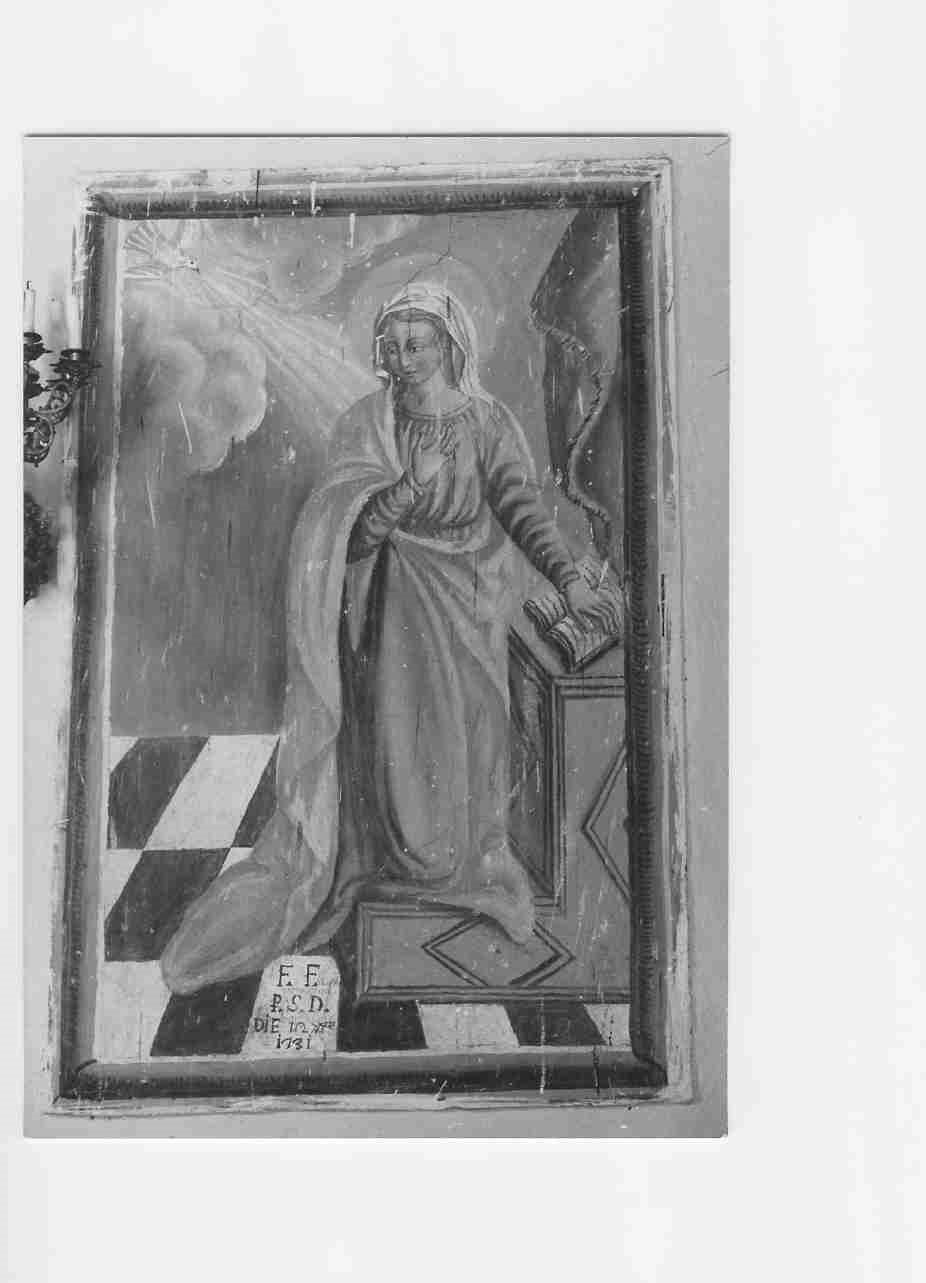 Annunciazione (dipinto, opera isolata) di Costantini Filippo (sec. XVIII)