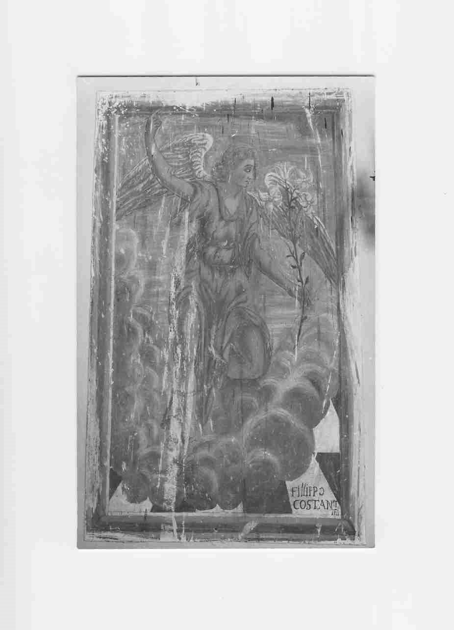 angelo annunciante (dipinto, opera isolata) di Costantini Filippo (sec. XVIII)