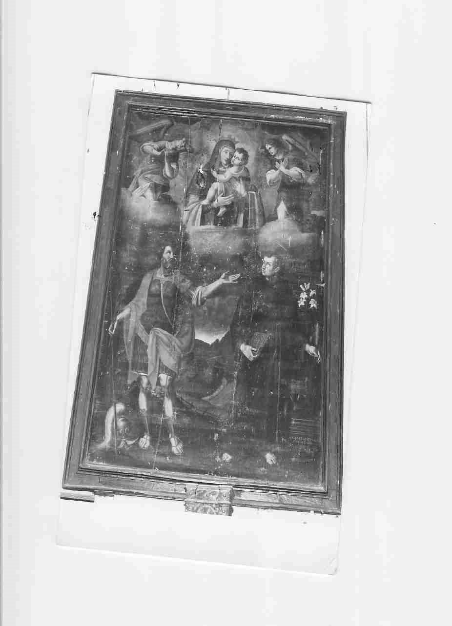 Madonna in gloria (dipinto, opera isolata) - ambito umbro (sec. XVII)