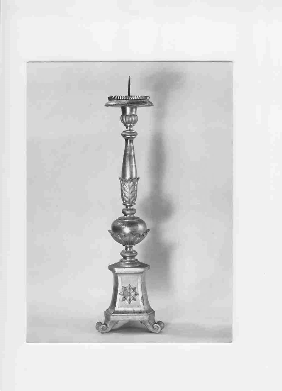 candeliere, coppia - bottega italiana (sec. XIX)