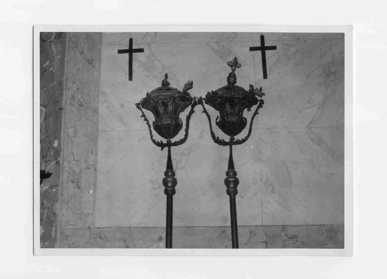 lanterna processionale, coppia - bottega Italia centrale (fine sec. XVIII)