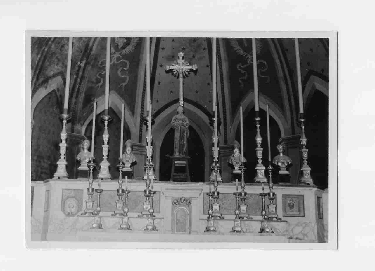 Santa (scultura, coppia) - bottega Italia centrale (sec. XVIII)