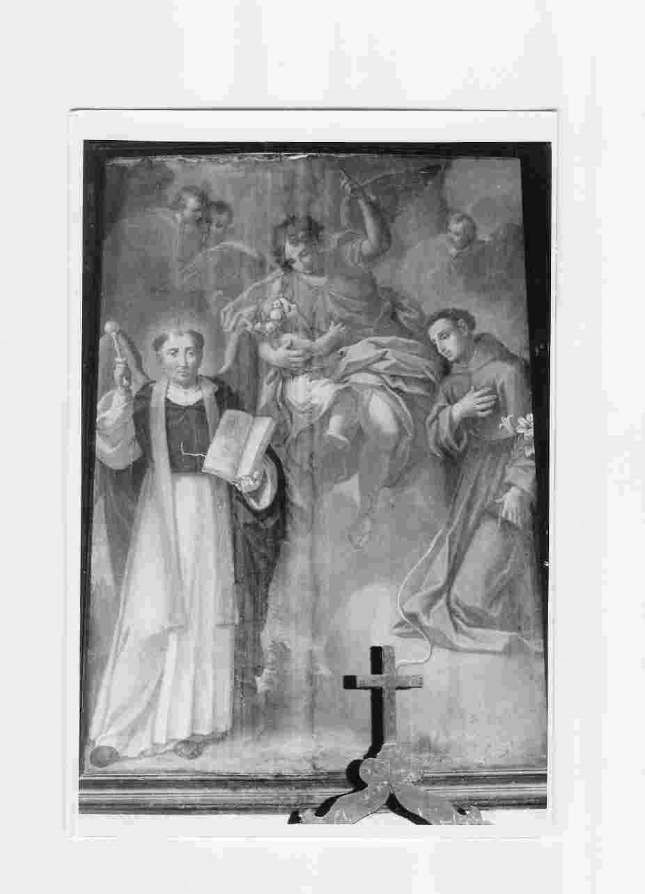 San Michele Arcangelo conduce un'anima in Cielo (dipinto, opera isolata) - ambito Italia centrale (fine/inizio secc. XVII/ XVIII)