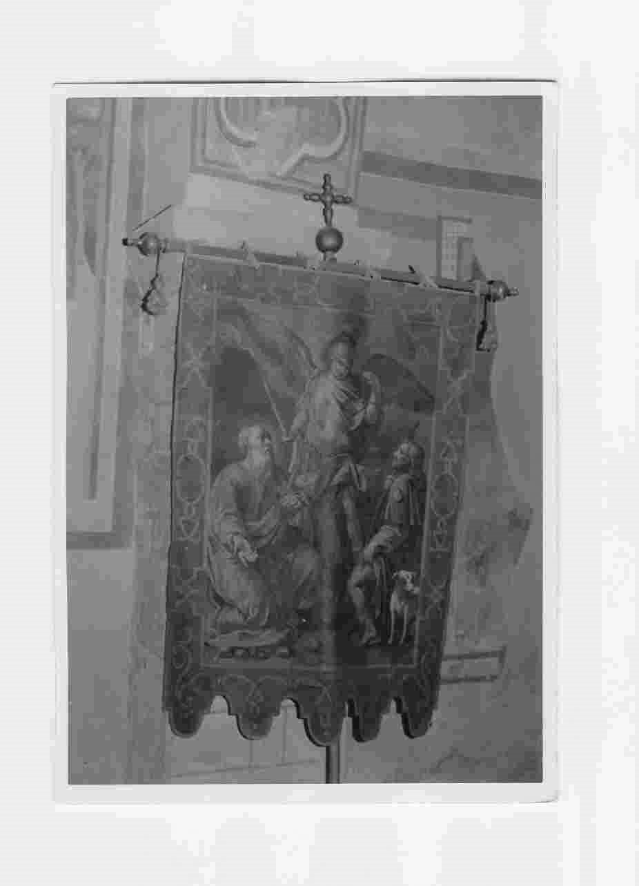 Santi (stendardo processionale, opera isolata) - ambito Italia centrale (sec. XVIII)