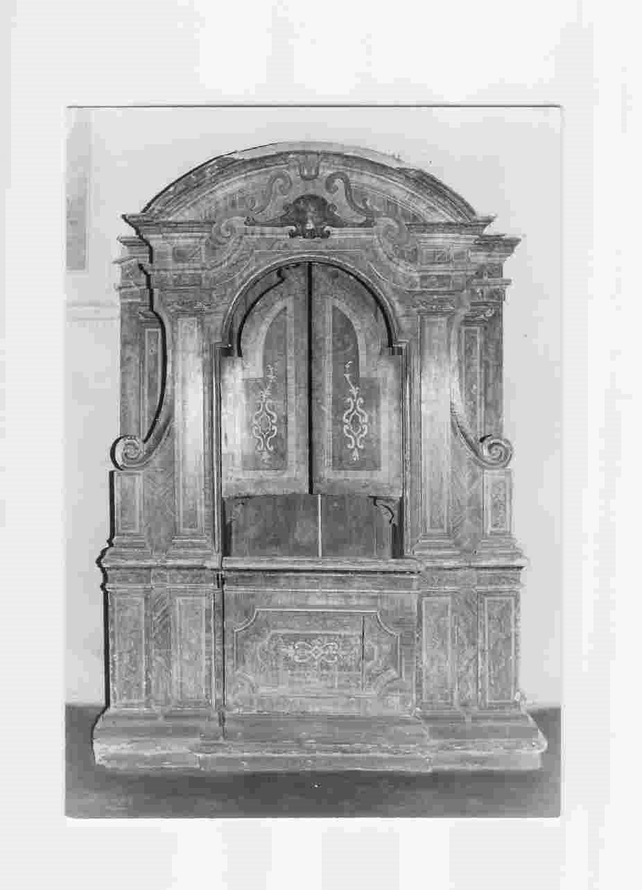 confessionale, opera isolata - bottega Italia centrale (sec. XVII)