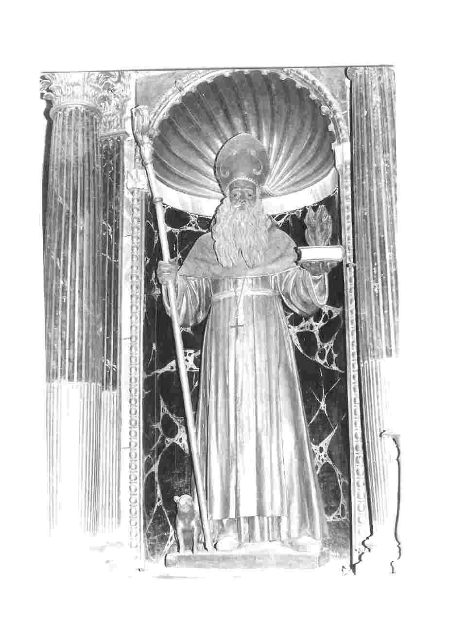 Sant'Antonio Abate (statua, opera isolata) - bottega Italia centrale (sec. XVIII)