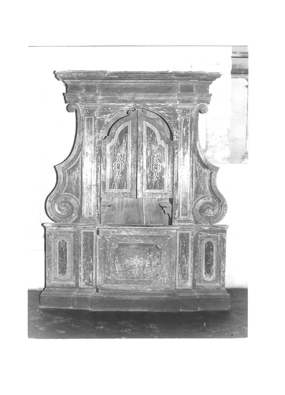 confessionale, opera isolata - bottega Italia centrale (sec. XVIII)