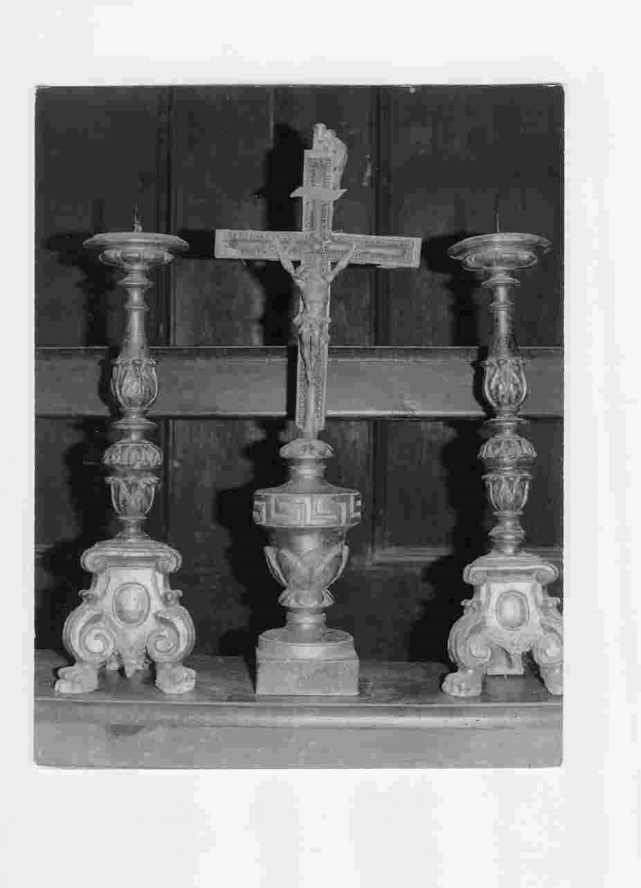 candeliere, coppia - bottega Italia centrale (sec. XVIII)