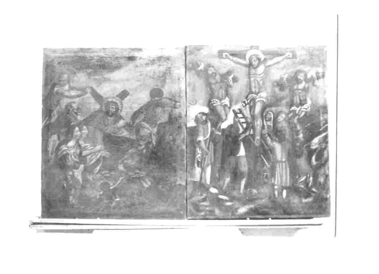 stazione VIII: Gesù consola le donne di Gerusalemme (dipinto, elemento d'insieme) - ambito umbro (sec. XVIII)