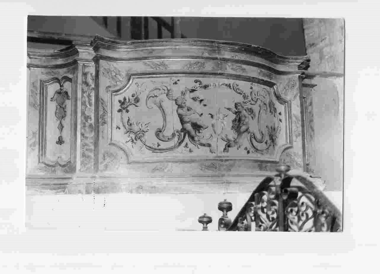 parapetto di cantoria, coppia - bottega Italia centrale (sec. XVIII)